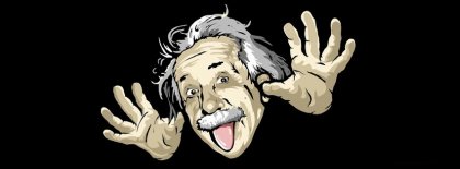 Albert Einstein Funny Facebook Covers